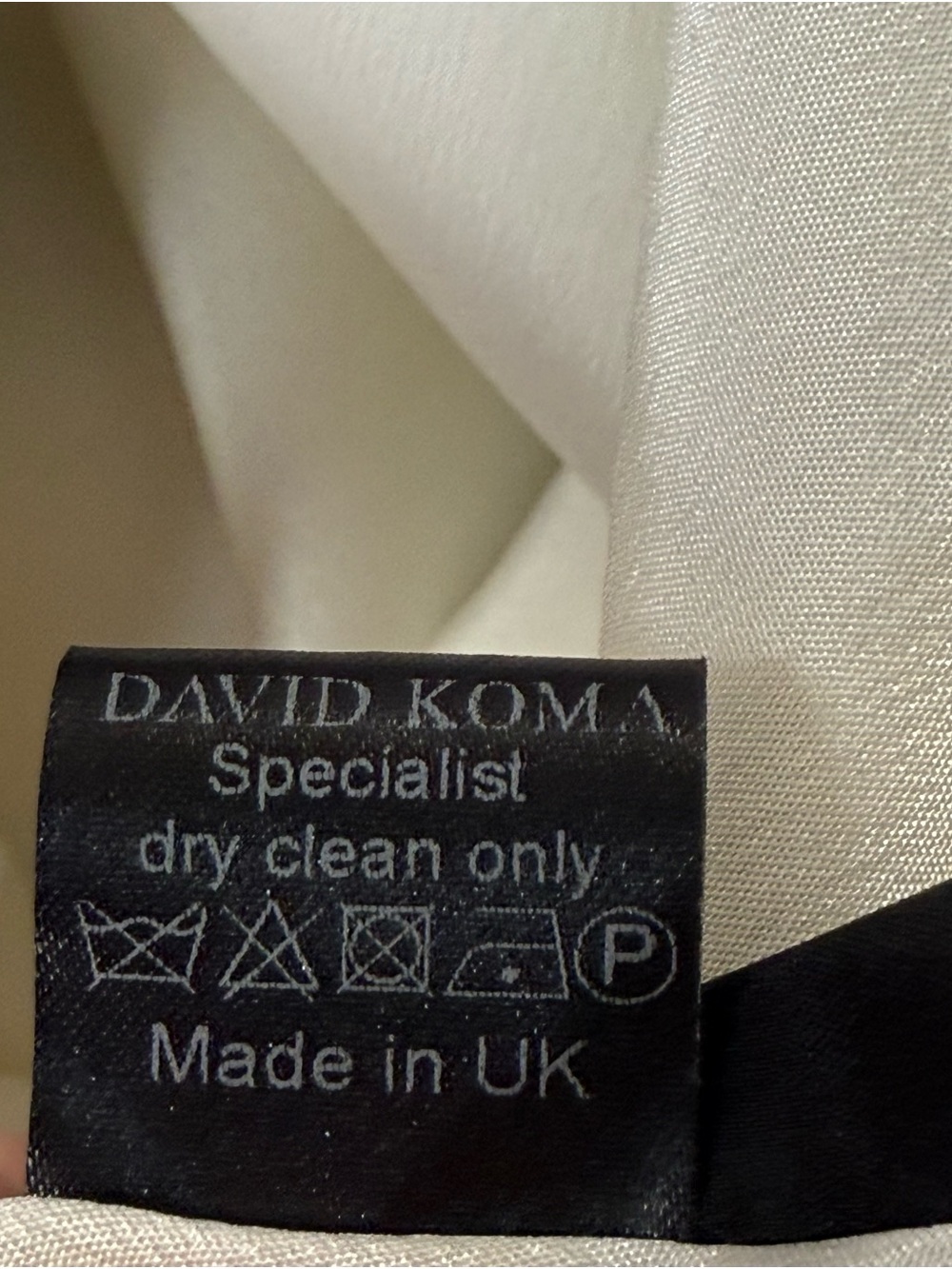 David Koma Black & White Asymmetrical Ruffle Dress - Picture 7 of 9
